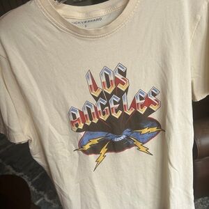 Lucky Brand Cream Graphic Tee